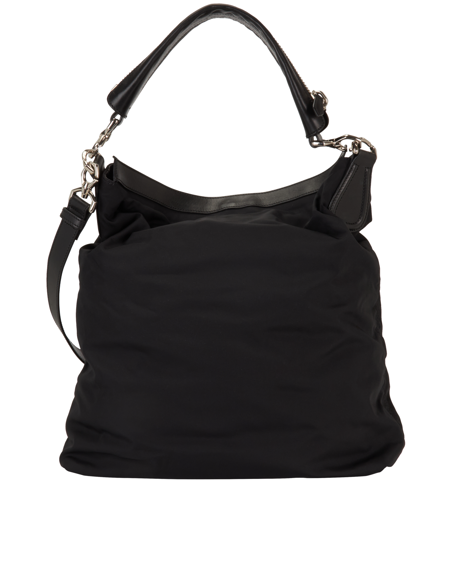 Monkeys Vertical Hobo, &pound;250, Handbags, Black, Nylon, Back view